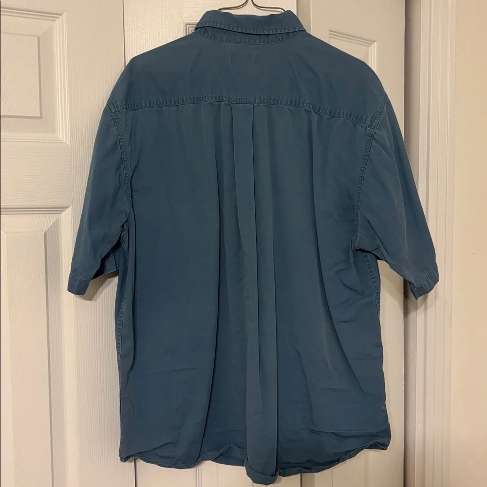 Carhartt Light Blue Button-Up Shirt - Picture 4 of 4